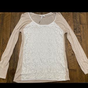 LC Lauren Conrad long sleeve with lace